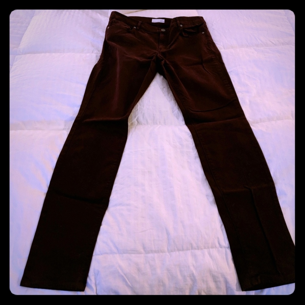 Burgundy Loft Jeans
